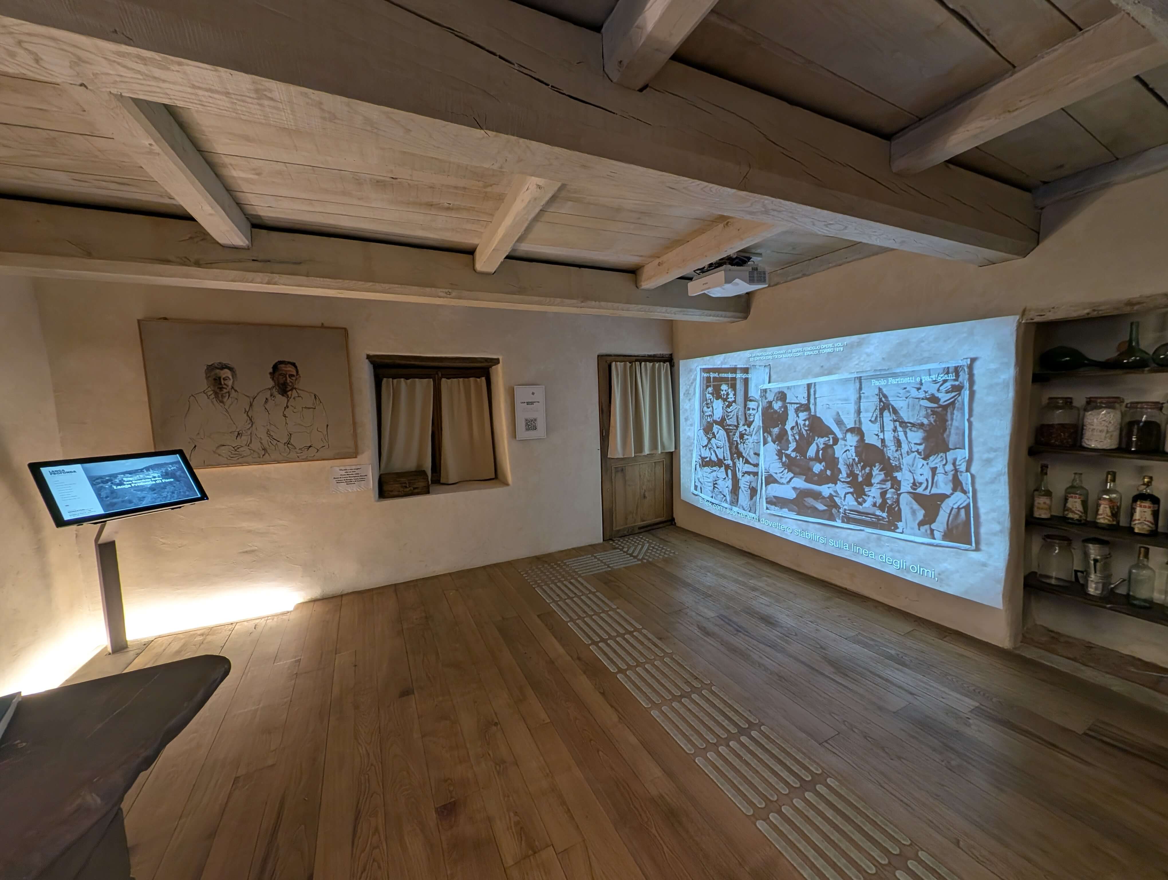 Luci intelligenti che cambiano colore in un'installazione artistica